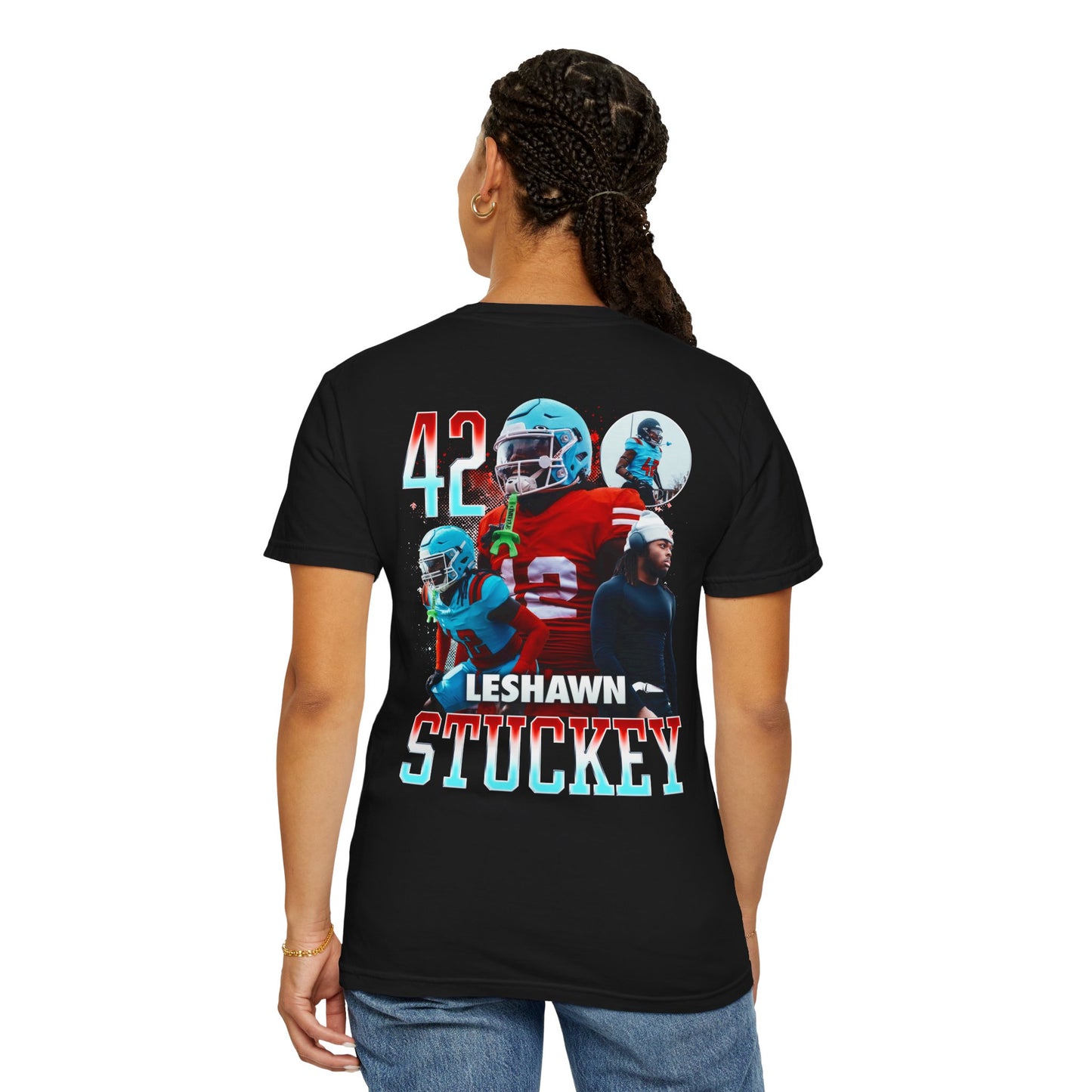 Leshawn Stuckey Logo Front & Back Premium Tee