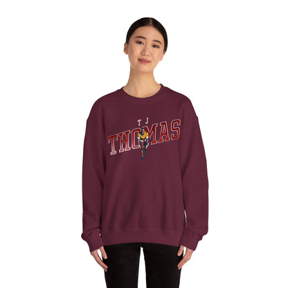 TJ Thomas Cursive Combo Crewneck Sweatshirt