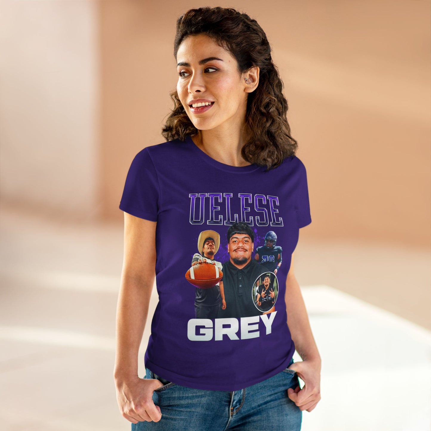 Uelese Grey Women's Tee