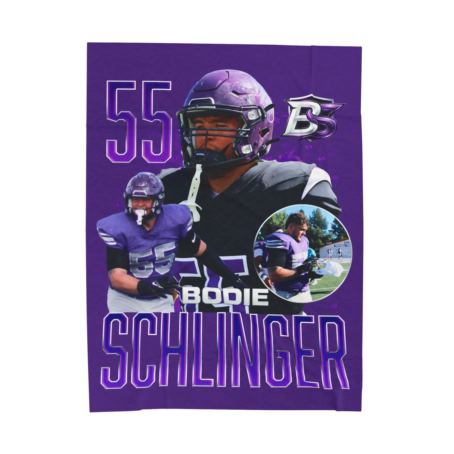 Bodie Schlinger 60"-80" Plush Blanket