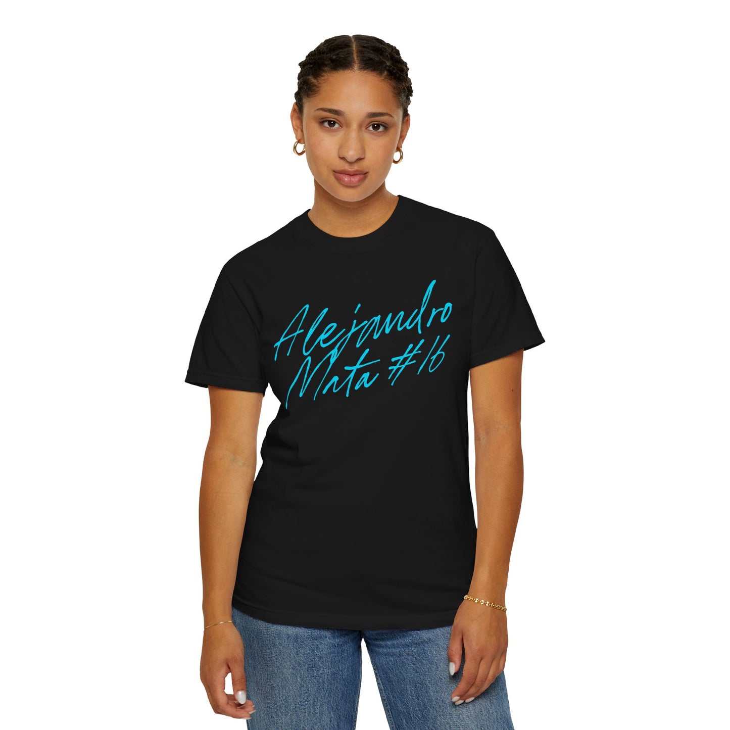 Alejandro Mata Cursive Name & Number Premium Tee
