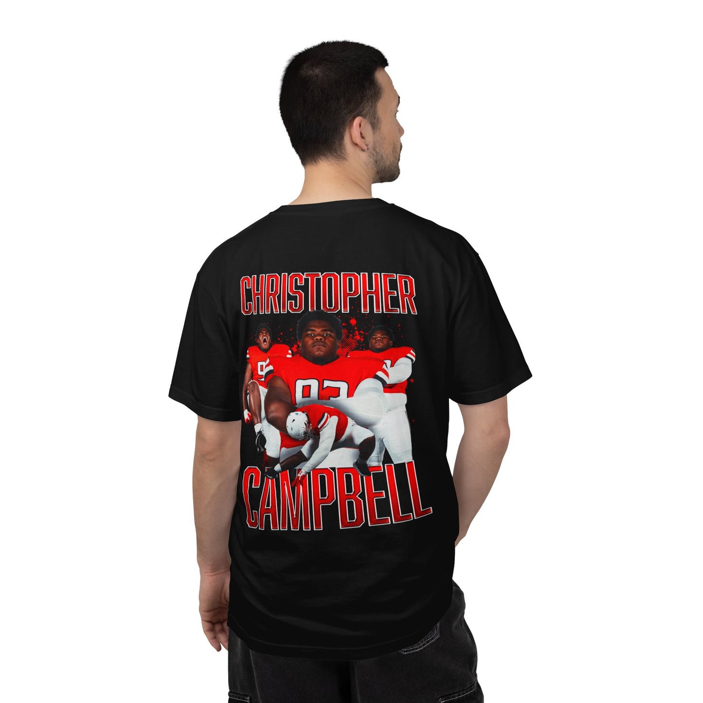 Christopher Campbell Logo Front & Back Premium Tee