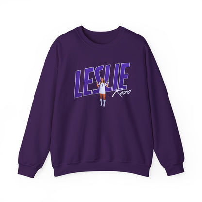 Leslie Razo Cursive Combo Colored Crewneck Sweatshirt