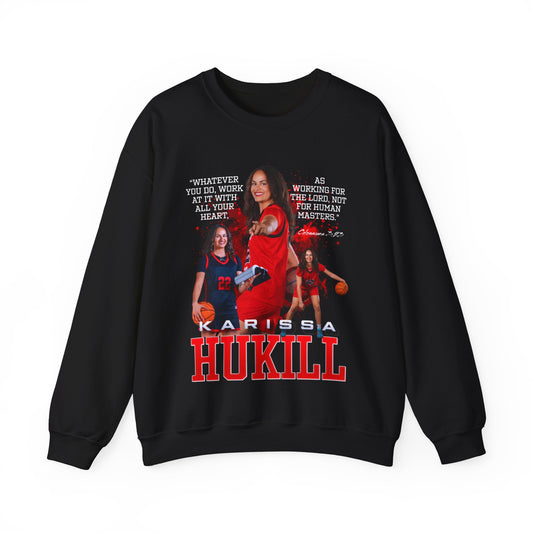 Karissa Hukill Featured Quote Crewneck Sweatshirt