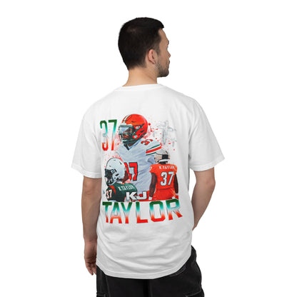 Kj Taylor Logo Front & Back Premium Tee