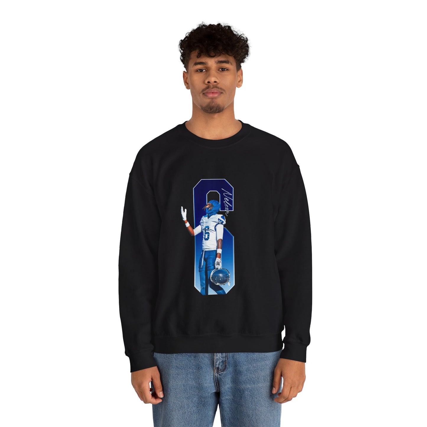 Eric Nelson Player Icon Number Crewneck Sweatshirt