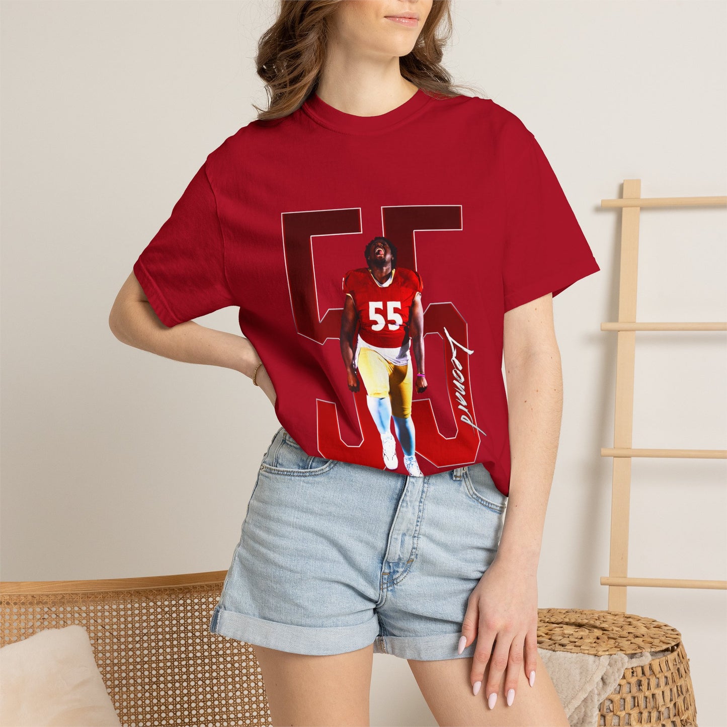 Deshawn Leonard Player Icon Number Premium Tee
