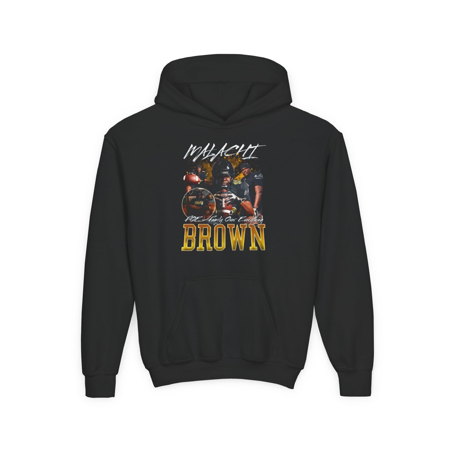 Malachi Brown Kids Hoodie