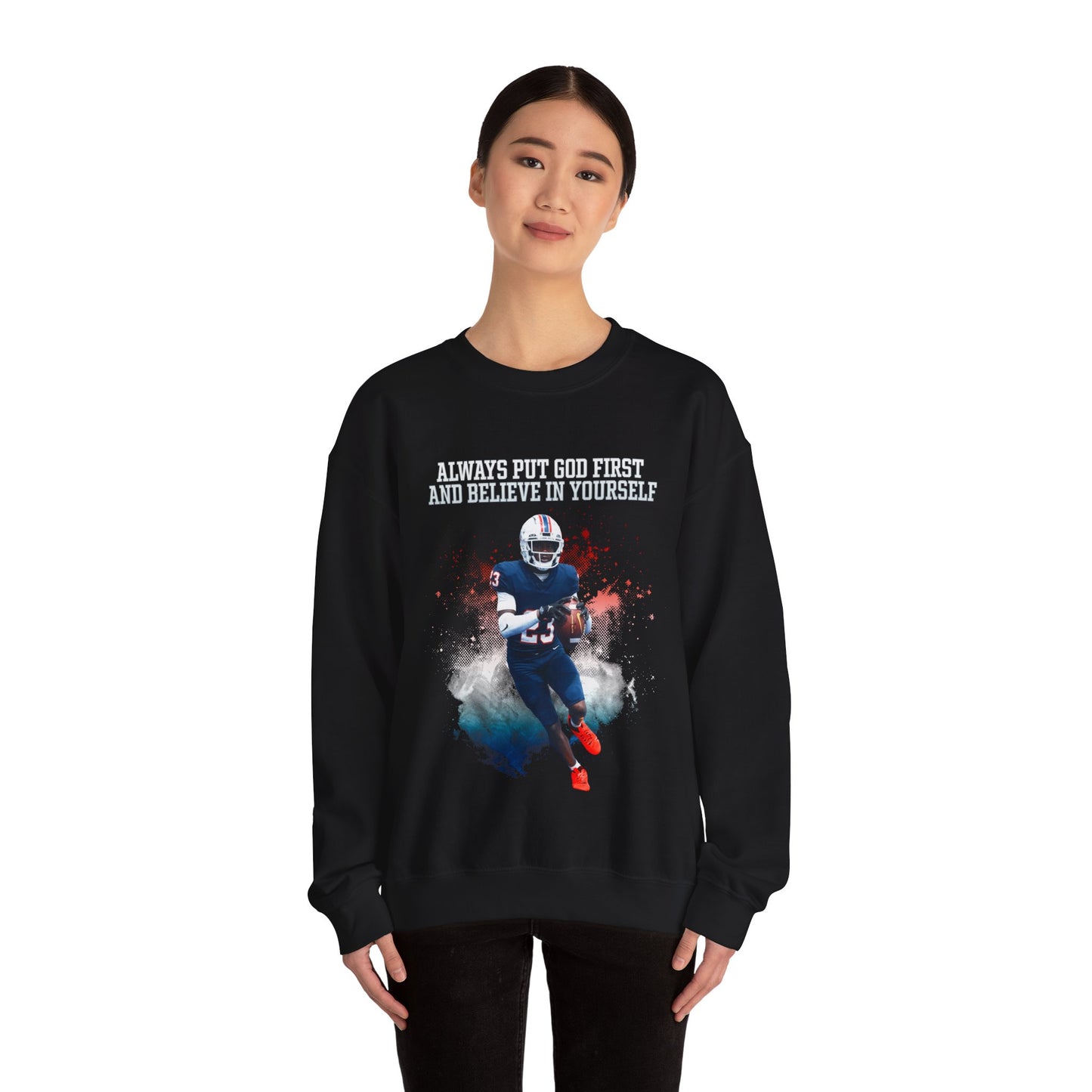 Abdullah Ahmad Featured Quote Crewneck Sweatshirt