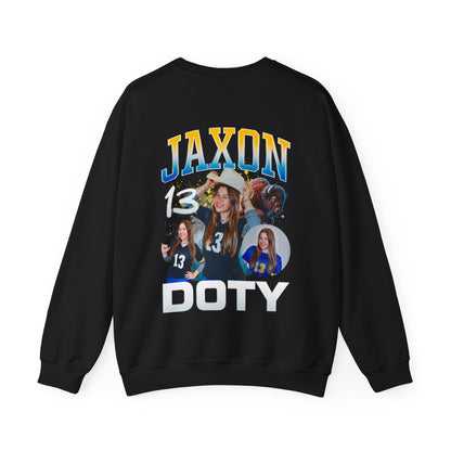 Jaxon Doty Logo Front & Back Crewneck