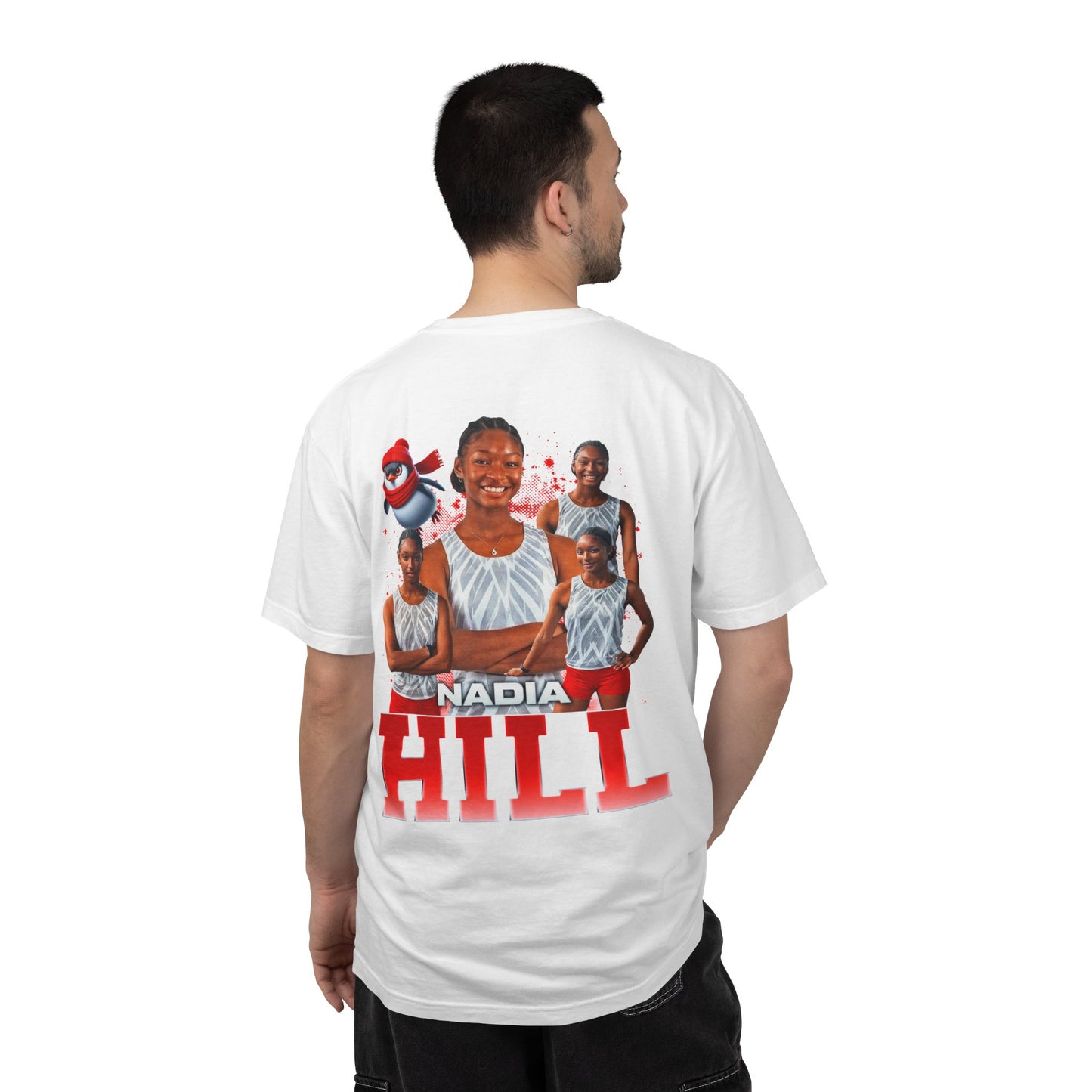 Nadia Hill Logo Front & Back Premium Tee