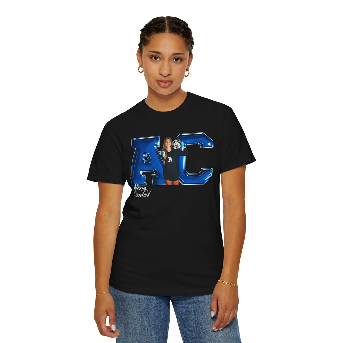 Alexis Crawford Big Initials Premium Tee