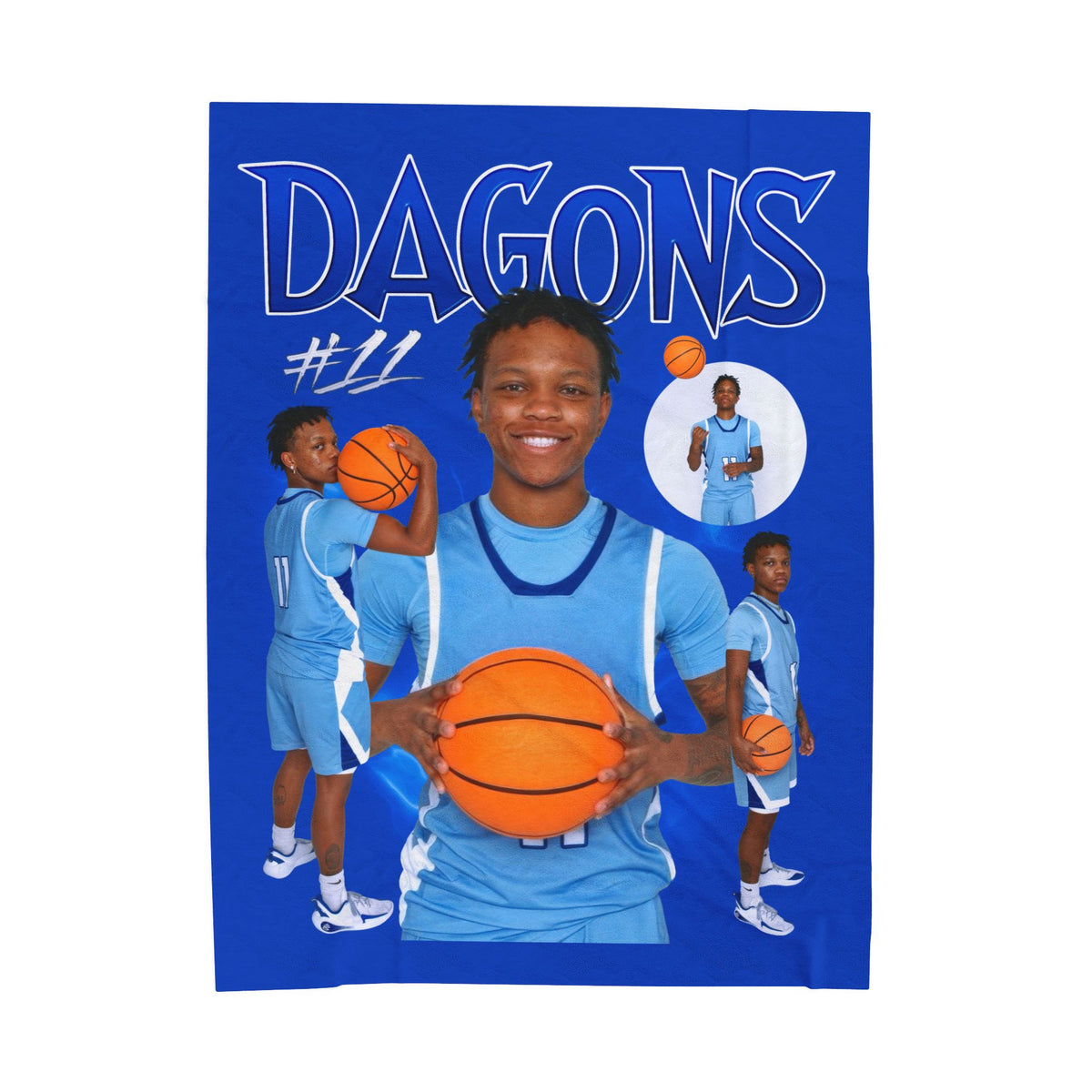 Eanae Dagons 60"-80" Plush Blanket
