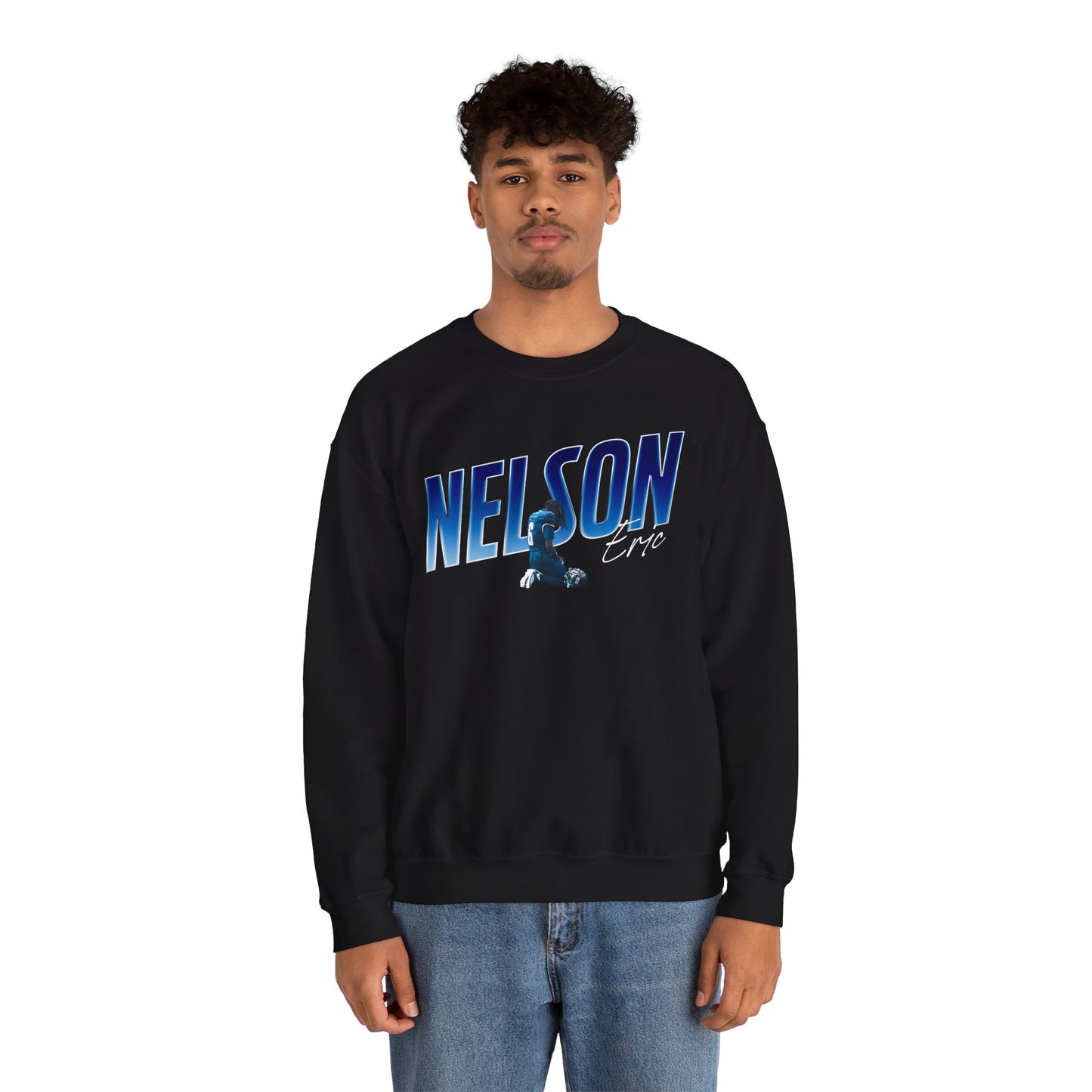 Eric Nelson Cursive Combo Crewneck Sweatshirt