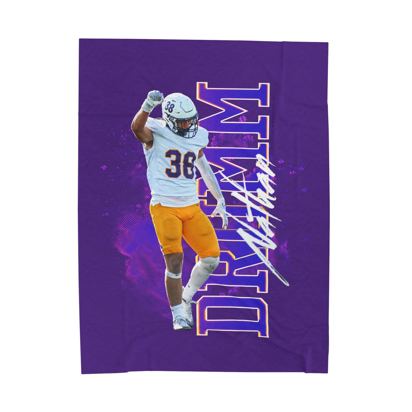 Nathan Drumm 60"-80" Plush Blanket