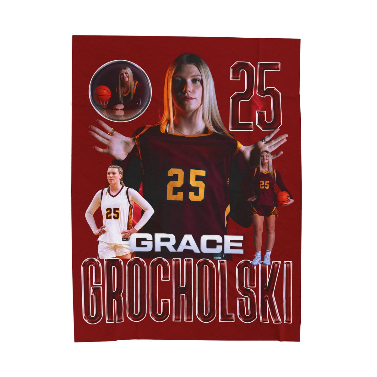 Grace Grocholski 60"-80" Plush Blanket