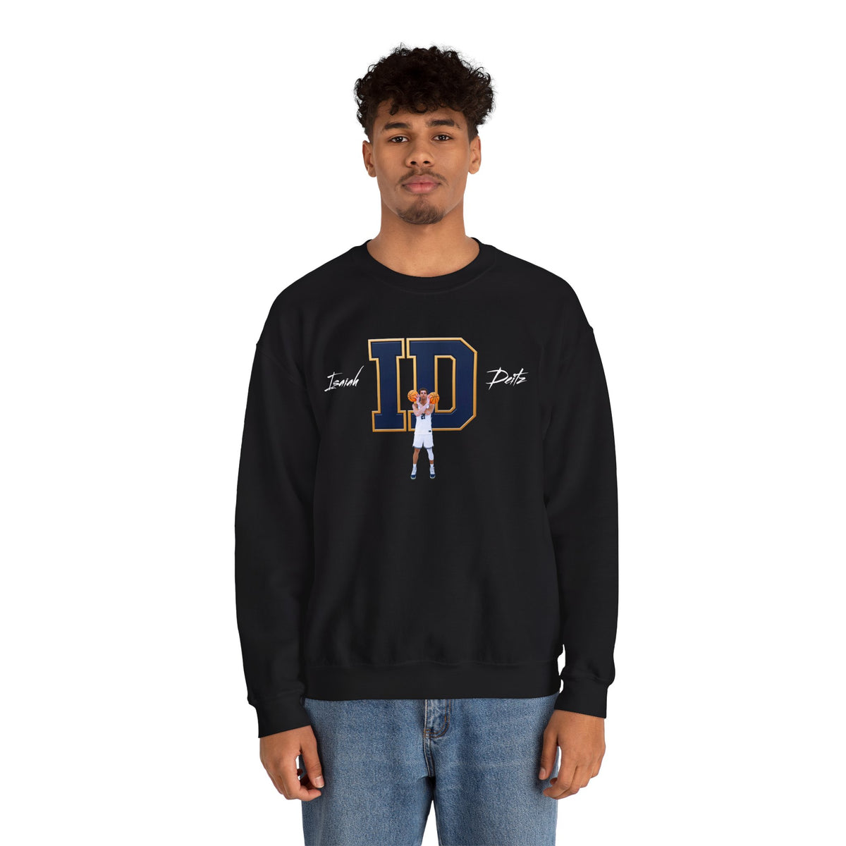 Isaiah Deitz Featured Logo Crewneck Sweatshirt