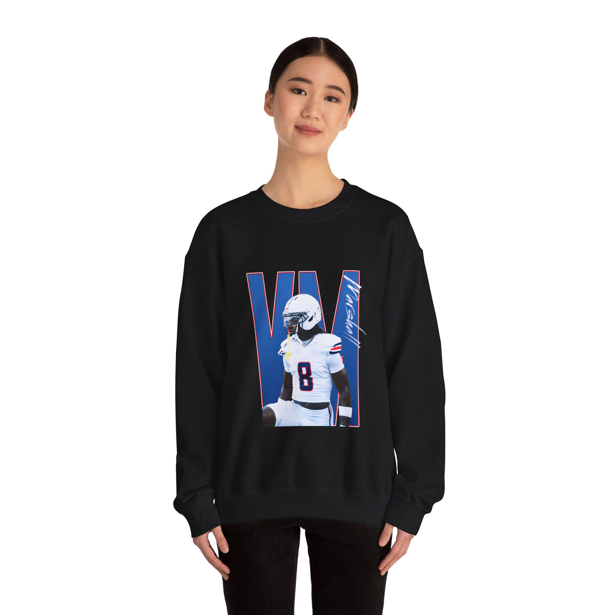 Swipe Marshall Player Icon Initials Crewneck Sweatshirt