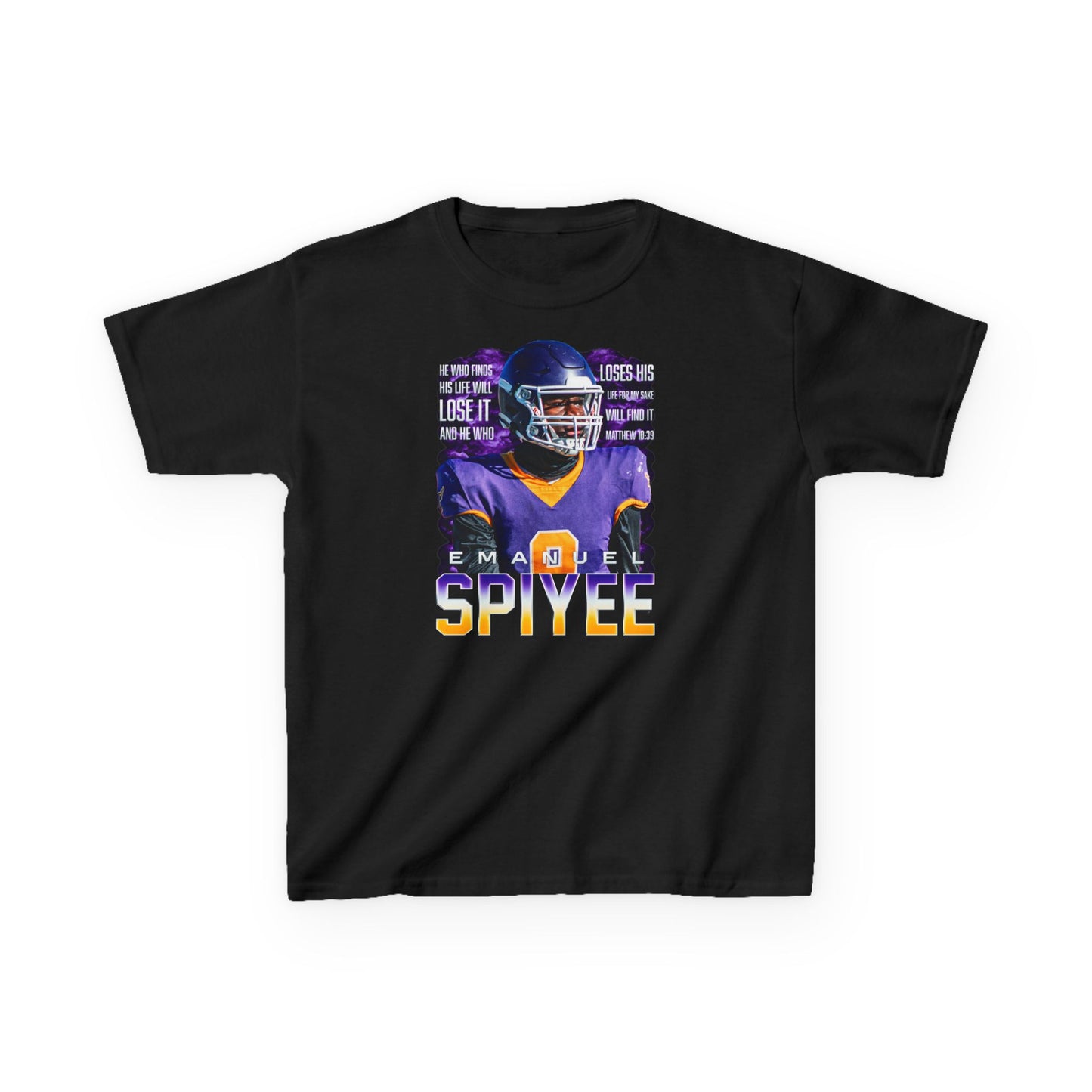 Emanuel Spiyee Featured Quote Kids Tee