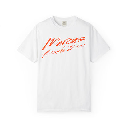 Marcus Bourda Jr. Cursive Name & Number Premium Tee