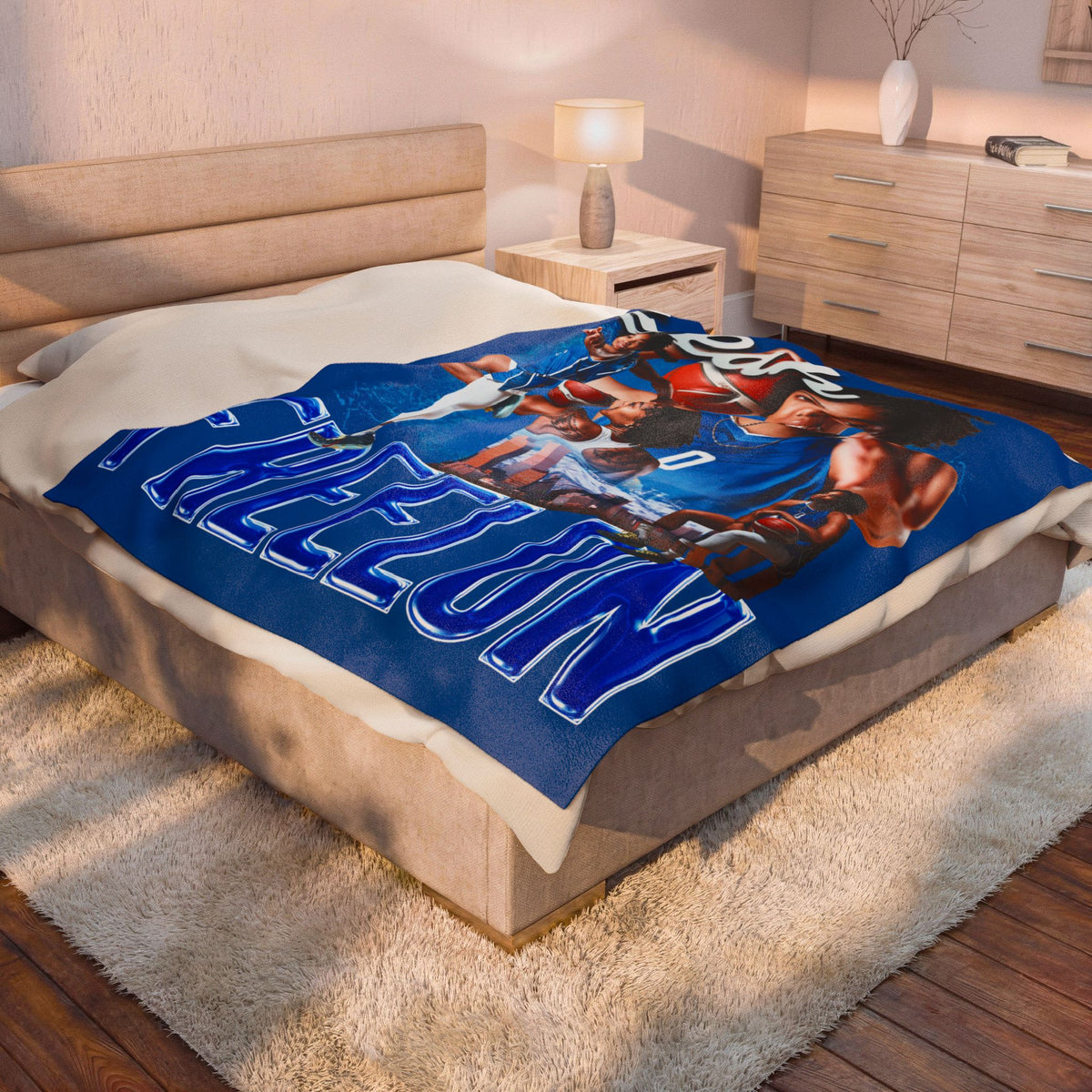Kilah Freelon 60"-80" Plush Blanket