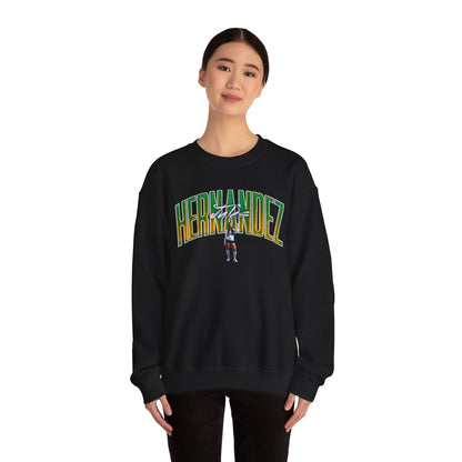 Jules Hernandez Cursive Name & Number Crewneck Sweatshirt
