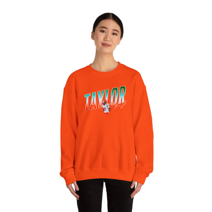 Kj Taylor Cursive Combo Crewneck Sweatshirt