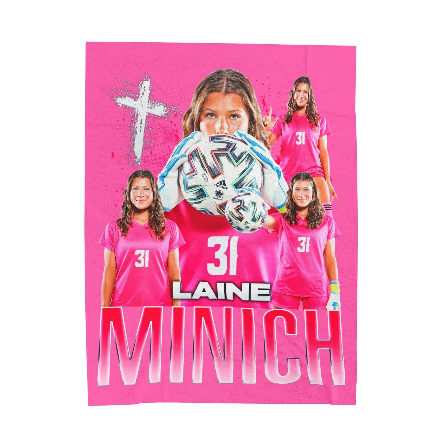 Laine Minich 60"-80" Plush Blanket