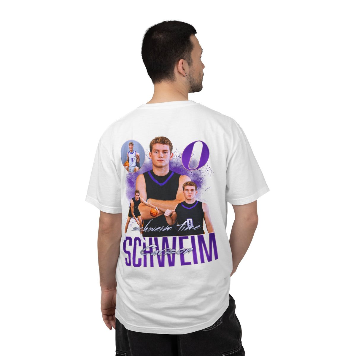 Carson Schweim Logo Front & Back Premium Tee