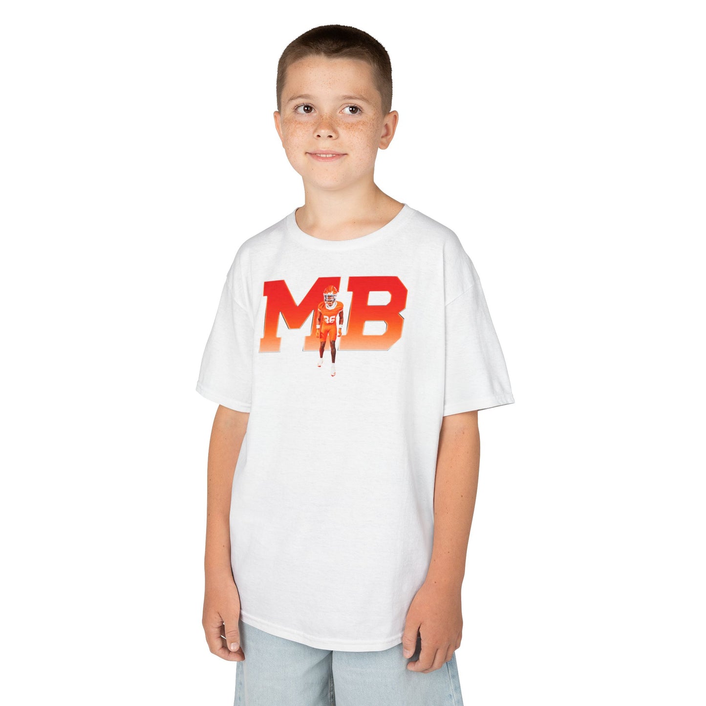 Marcus Bourda Jr. Big Initials Kids Tee