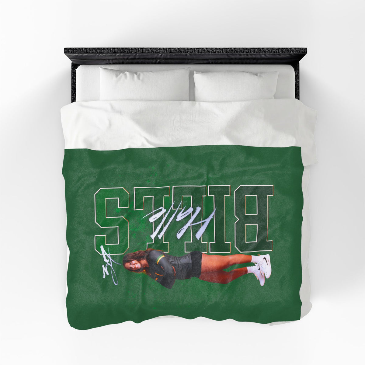 Halle Bills 60"-80" Plush Blanket