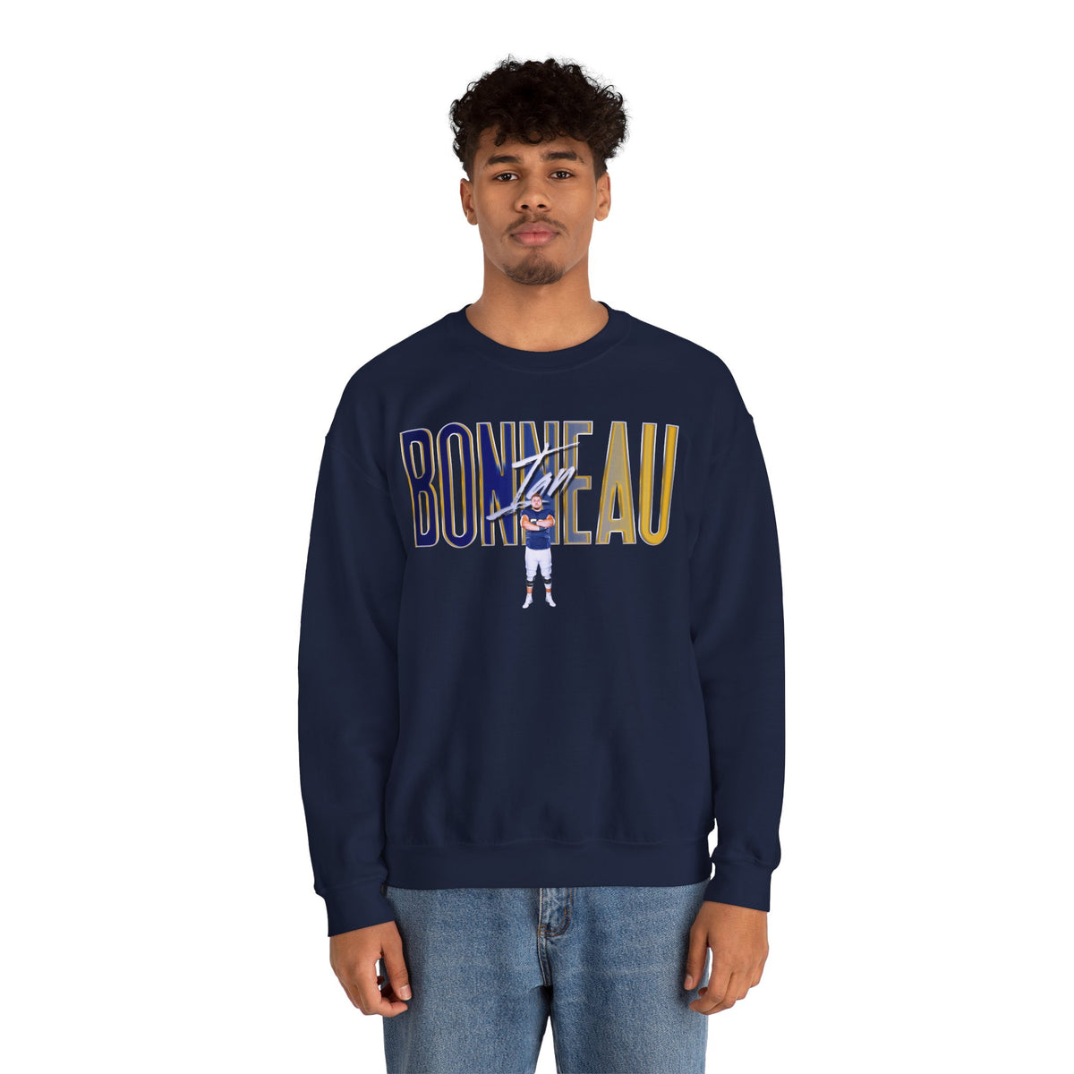 Ian Bonneau Big Last Name Crewneck Sweatshirt