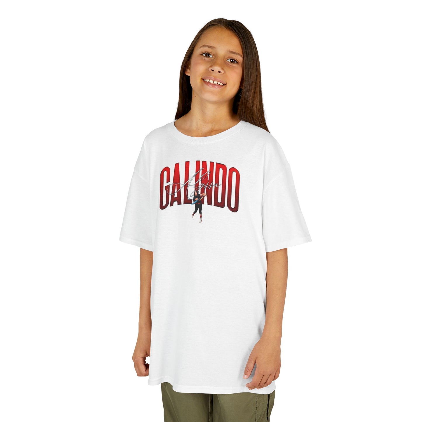 Alyssa Galindo Curved Combo Colored Kids Tee