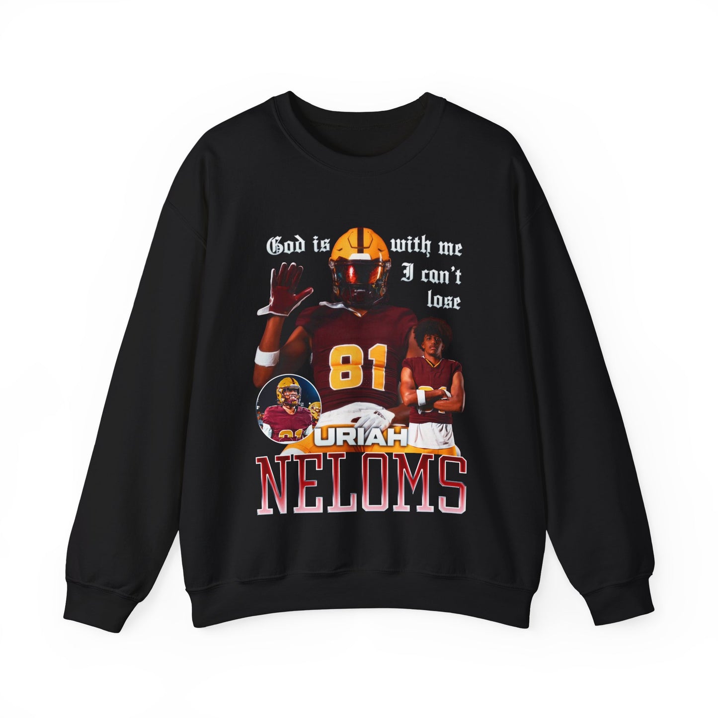 Uriah Neloms Featured Quote Crewneck Sweatshirt