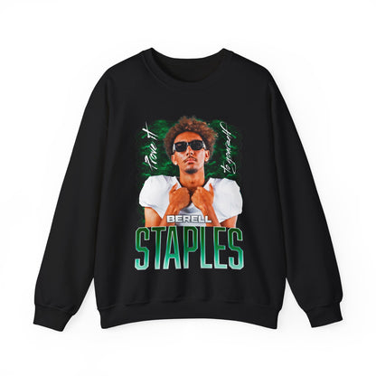 Berell Staples Featured Quote Crewneck Sweatshirt