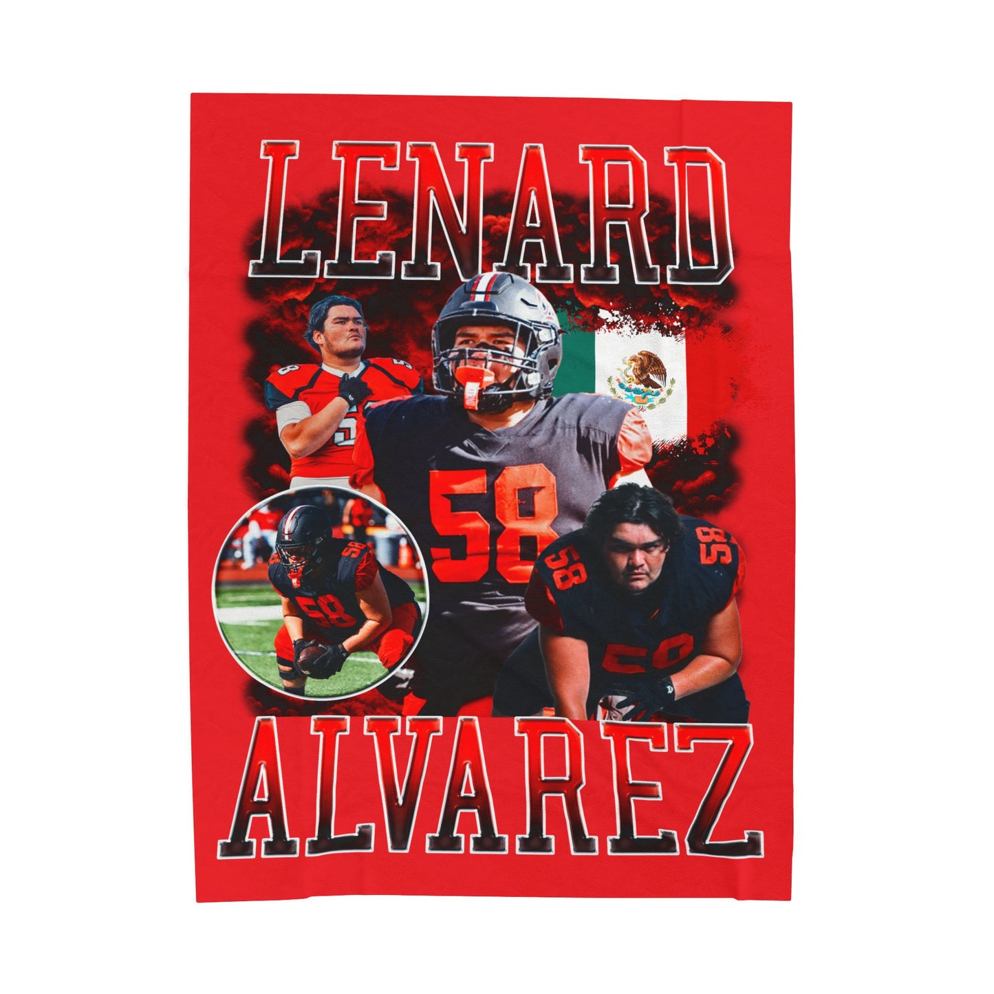 Lenard Alvarez 60"-80" Plush Blanket