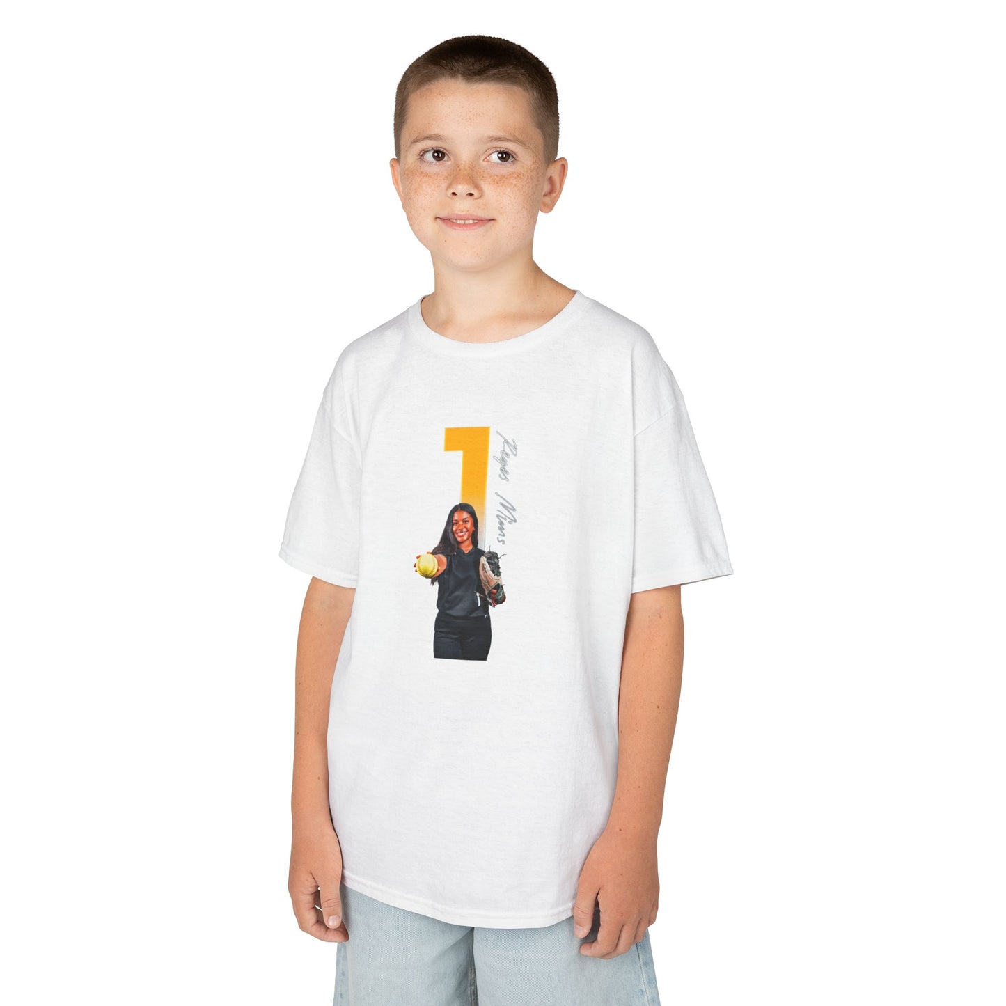Carly Reyes Mims Player Icon Number Kids Tee