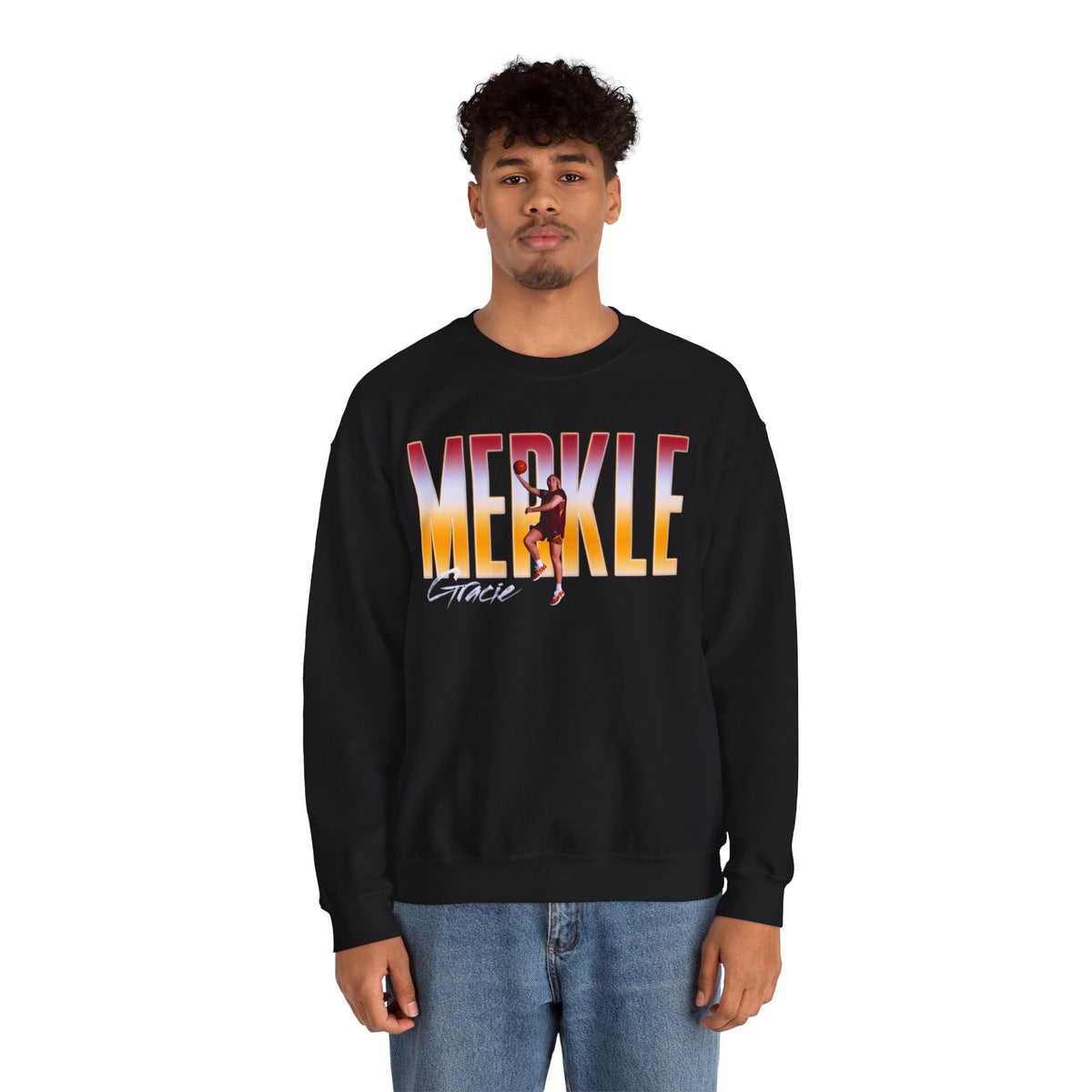 Gracie Merkle Big Last Name Crewneck Sweatshirt