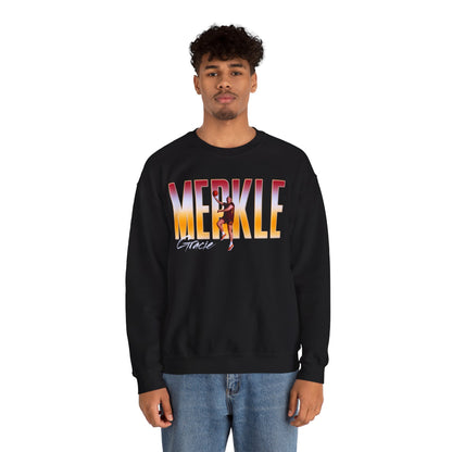 Gracie Merkle Big Last Name Crewneck Sweatshirt