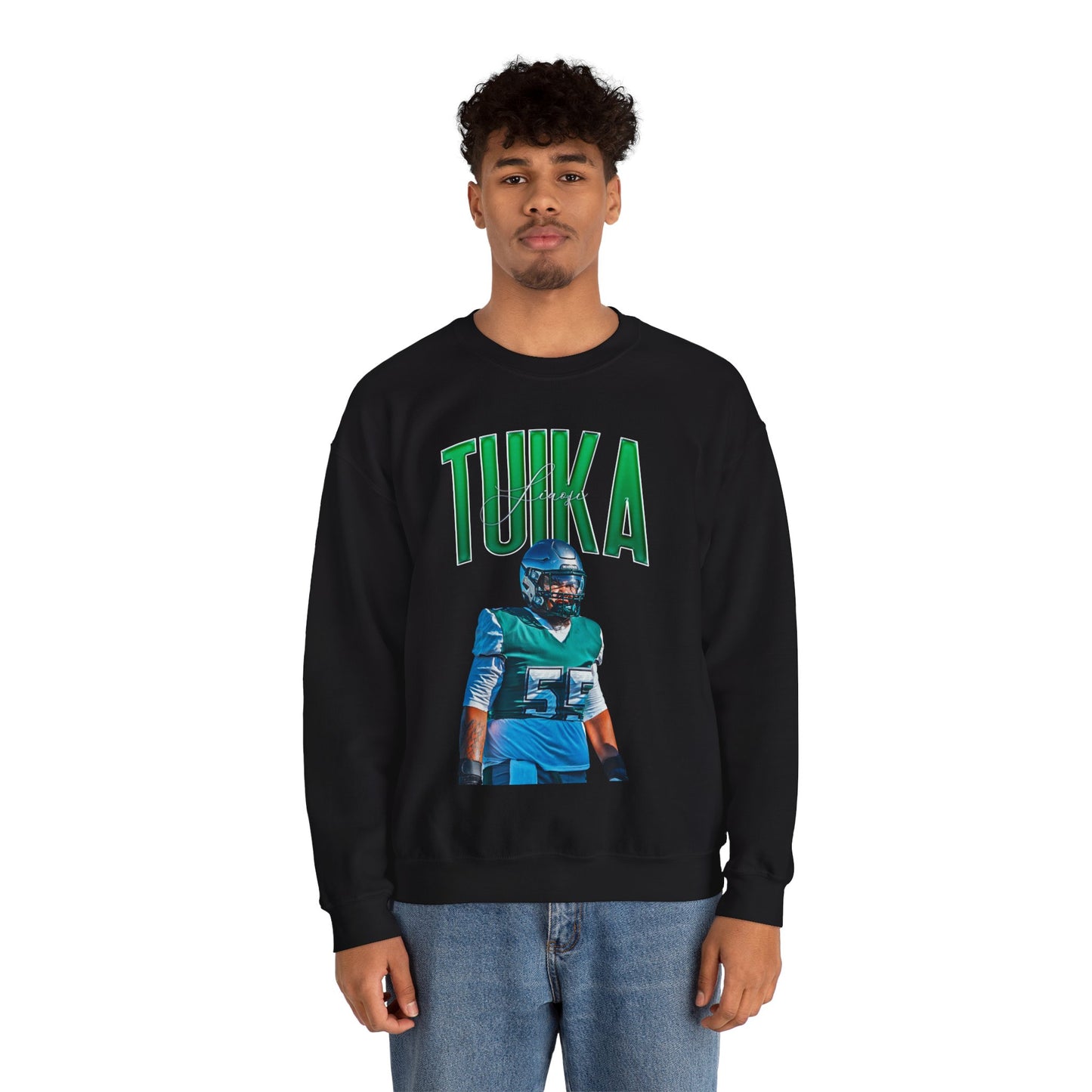 Siaosi Tuika Big Last Name Crewneck Sweatshirt