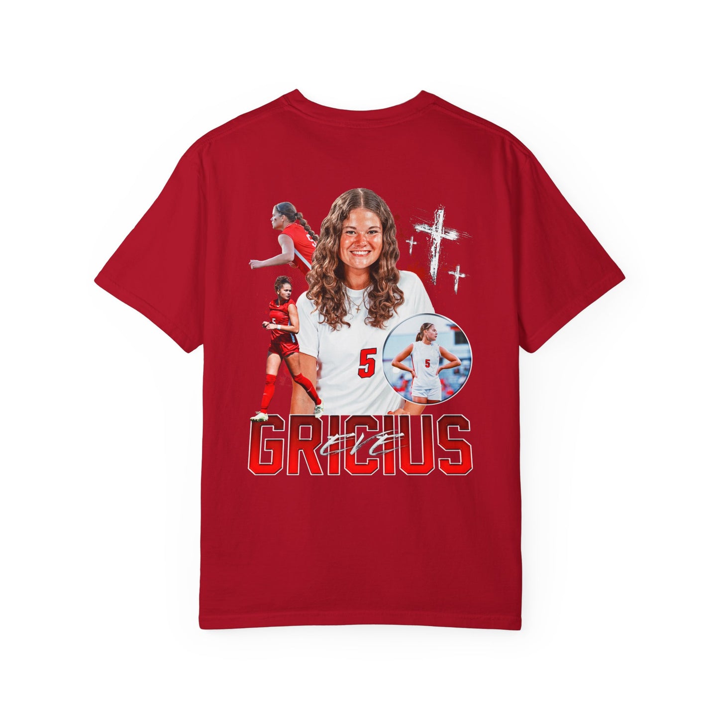 Eve Gricius Logo Front & Back Premium Tee