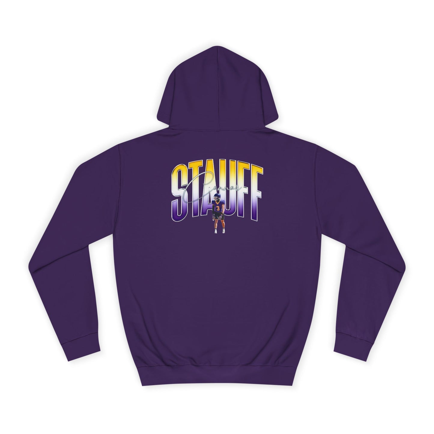 Connor Stauff Big Initials Colored Premium Hoodie