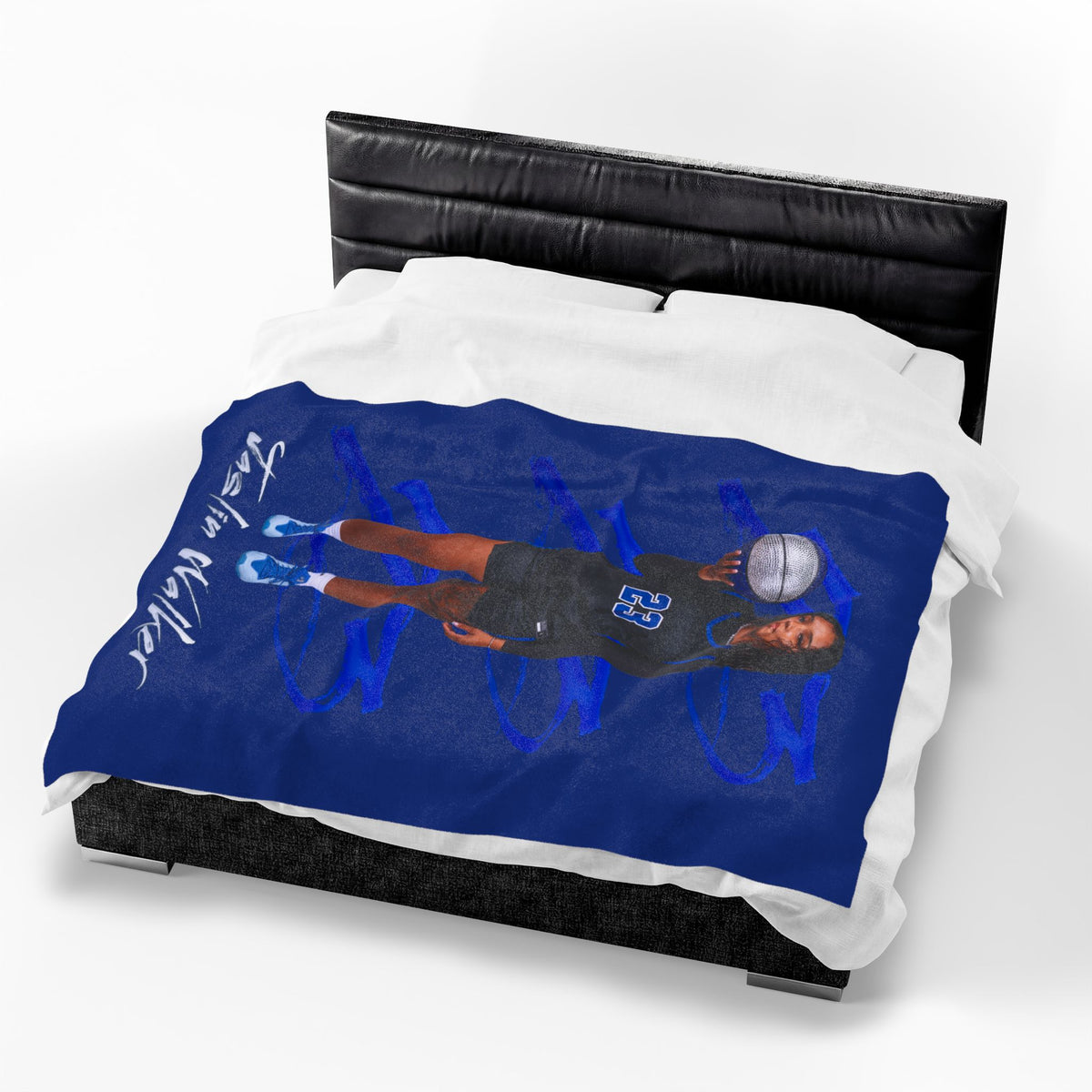 Jaslin Walker 60"-80" Plush Blanket