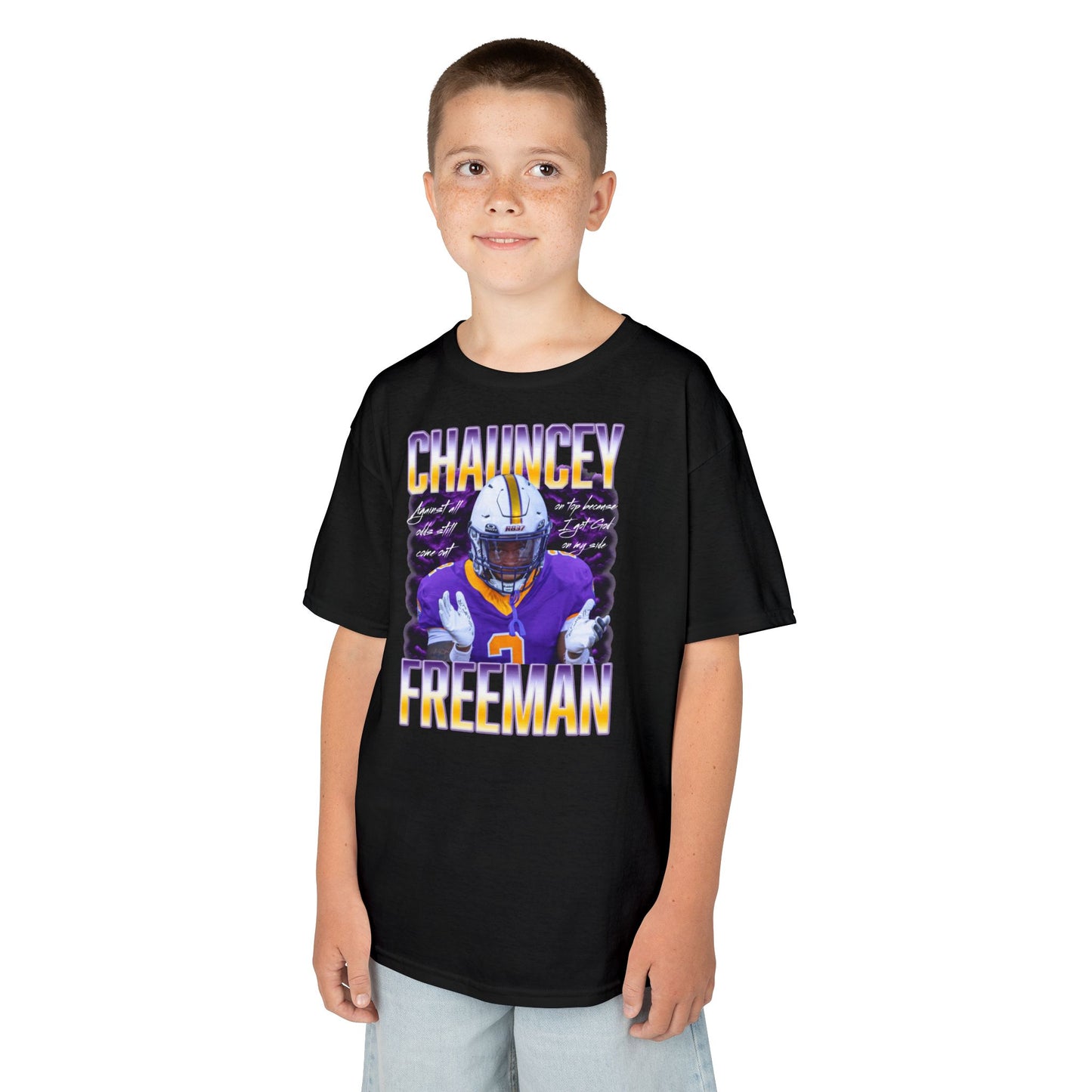 Chauncey Freeman Featured Quote Kids Tee