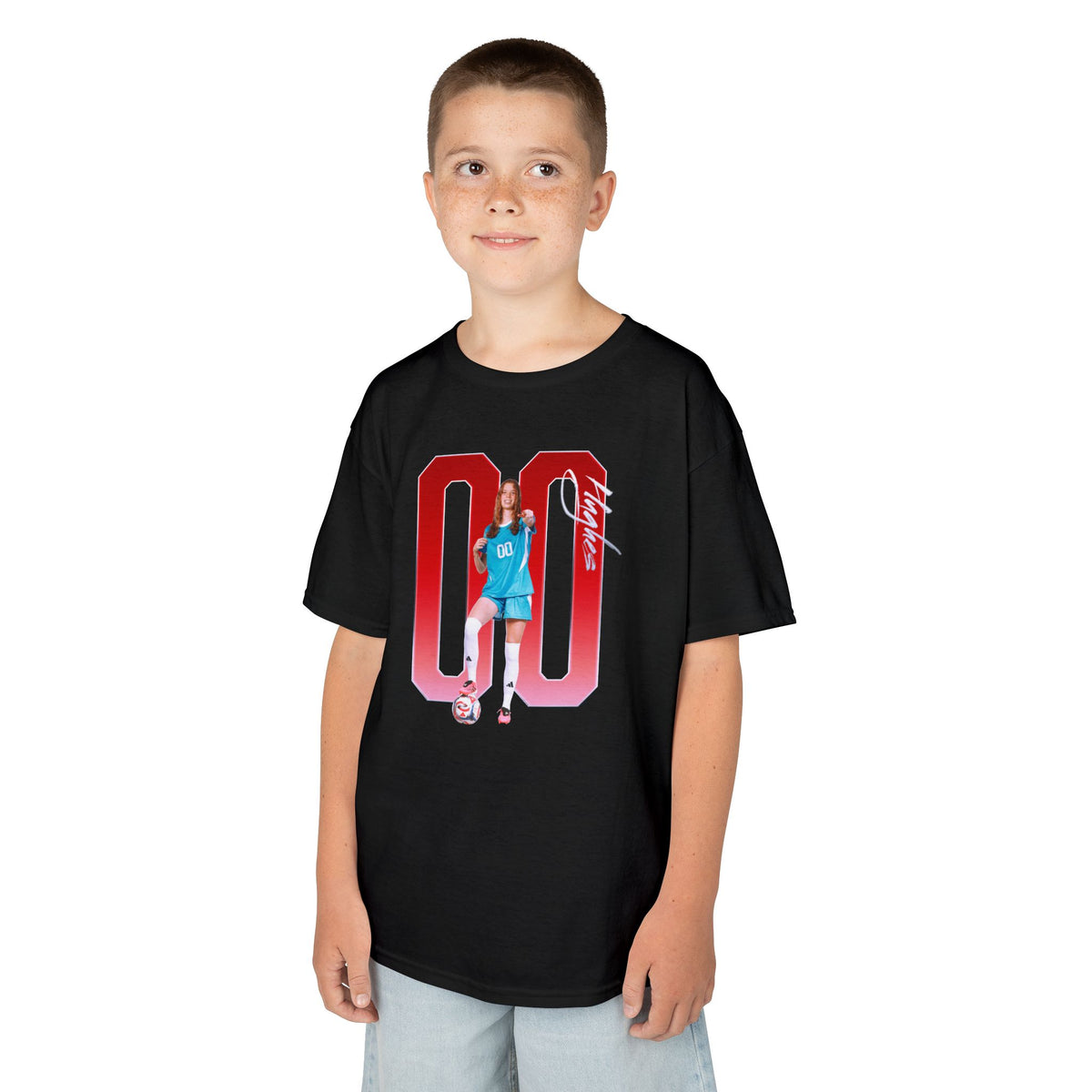 Grace Hughes Player Icon Number Kids Tee
