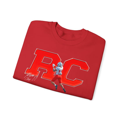 Rico Clay II Big Initials Colored Crewneck Sweatshirt
