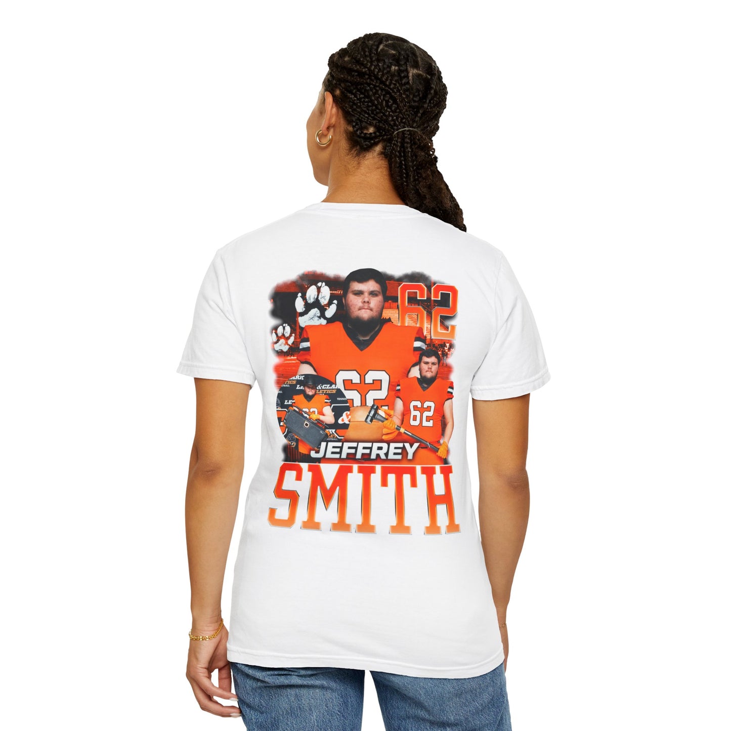Jeffrey Smith Logo Front & Back Premium Tee
