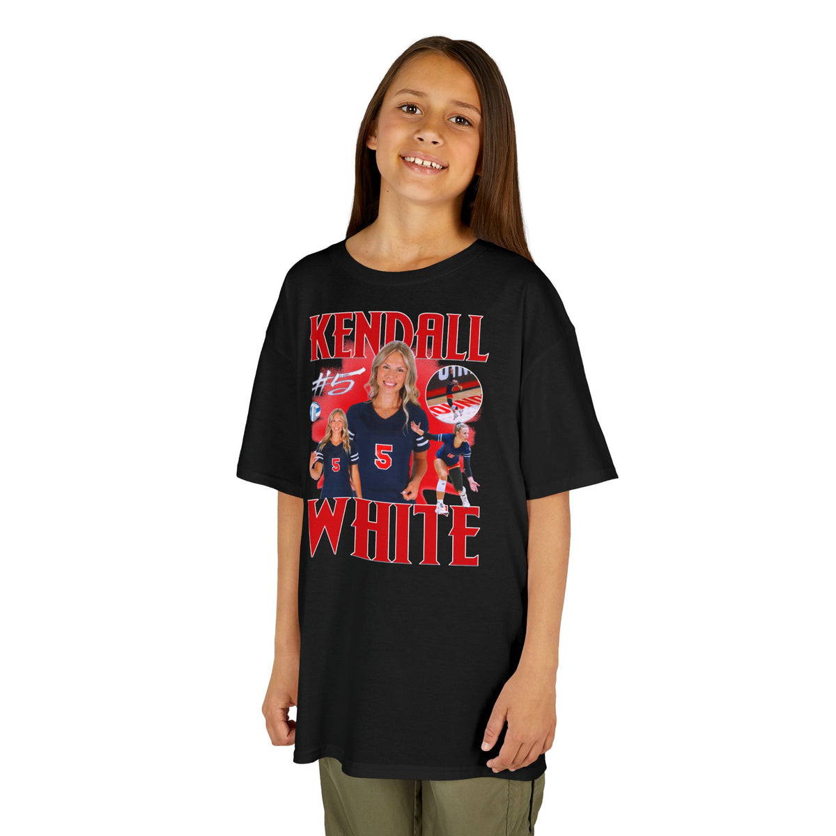 Kendall White Kids Tee