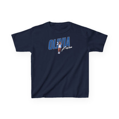 Olivia Burns Cursive Combo Colored Kids Tee
