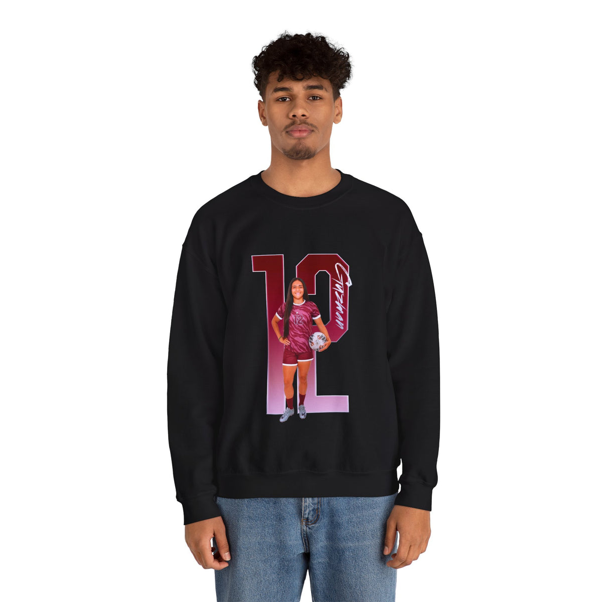 Nena Guzman Player Icon Number Crewneck Sweatshirt